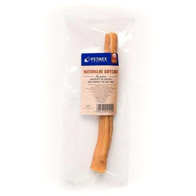 Hond kauwen PETMEX Lederen croquet rol 25cm 1pc