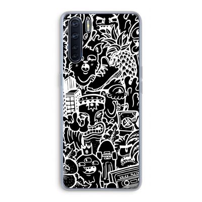Vexx Black Mixtape: Oppo A91 Transparant Hoesje