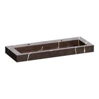 Wastafel Topa Artificial Marble 120 1 spoelbak Copper Brown Topa