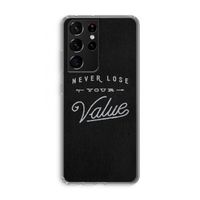 Never lose your value: Samsung Galaxy S21 Ultra Transparant Hoesje