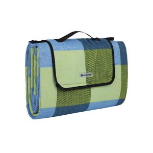 Thermisch geïsoleerde stranddeken met handvat, Blauw + Groen