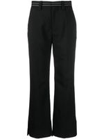 Marni pantalon de tailleur à coupe droite - Noir - thumbnail