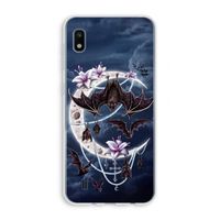 Vleermuizen Maan: Samsung Galaxy A10 Transparant Hoesje
