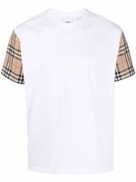 Burberry t-shirt en coton à motif Vintage Check - Blanc