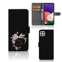 Samsung Galaxy A22 5G Leuk Hoesje Boho Text