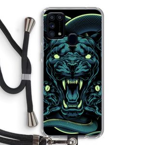 Cougar and Vipers: Samsung Galaxy M31 Transparant Hoesje met koord