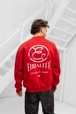 Equalité Chloé Oversized Sweater Heren Rood - Maat XS - Kleur: Rood | Soccerfanshop