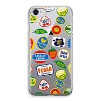 Fruitsticker: iPhone 8 Transparant Hoesje