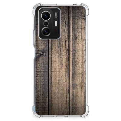 Xiaomi 11T | 11T Pro Stevig Telefoonhoesje Steigerhout Xiaomi 11T | 11T Pro Stevig Telefoonhoesje Steigerhout