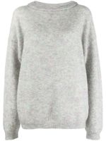 Acne Studios pull ample en mohair mélangé - Gris - thumbnail