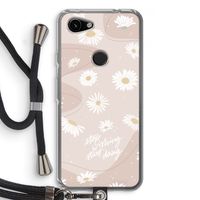 Daydreaming becomes reality: Pixel 3a Transparant Hoesje met koord