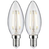 Paulmann 28855 LED-lamp Energielabel F (A - G) E14 2.7 W Warmwit (Ø x h) 35 mm x 97 mm 2 stuk(s)