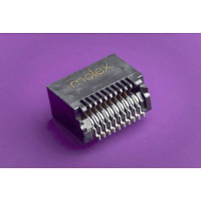 Molex 744410010 Female SFP-header Totaal aantal polen: 20 Rastermaat: 0.8 mm Inhoud: 1 stuk(s) Tape on Full reel Molex 744410010 Female SFP-header Totaal aantal polen: 20 Rastermaat: 0.8 mm Inhoud: 1 stuk(s) Tape on Full reel