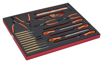 Bahco Foaminlay Fit&Go 3/3 met vijlen | slaggereedschap | borgringtang en inbussleutels - 30-delig - FF1A68