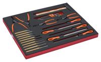 Bahco Foaminlay Fit&Go 3/3 met vijlen | slaggereedschap | borgringtang en inbussleutels - 30-delig - FF1A68 Bahco Foaminlay Fit&Go 3/3 met vijlen | slaggereedschap | borgringtang en inbussleutels - 30-delig - FF1A68