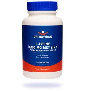 L-Lysine 1000mg met zink