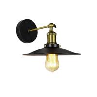 Wandlamp EDM 32100 32100 Zwart Metaal 60 W E27