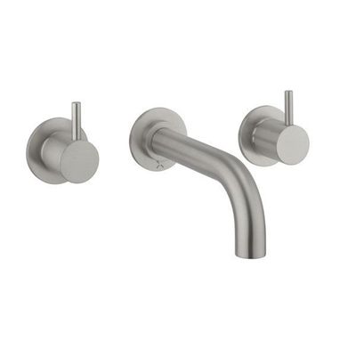 Crosswater MPRO Badkraan - met inbouwdeel - RVS geborsteld PRO330WV = UK-130ROUGH + PRO330TRIMV