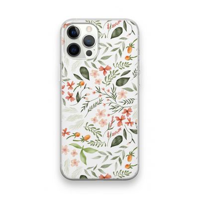 Sweet little flowers: iPhone 12 Pro Transparant Hoesje