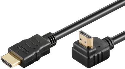 goobay High Speed HDMI kabel 90° met Ethernet (4K@60Hz), 5 meter