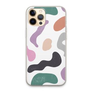 Memphis Shapes: iPhone 13 Pro Max Transparant Hoesje