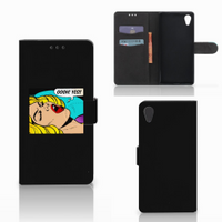 Sony Xperia XA1 Plus Wallet Case met Pasjes Popart Oh Yes - thumbnail