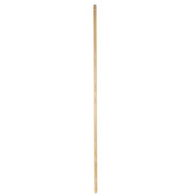 Houten universele Bezemsteel FSC Hout - 150 cm - met klem-uiteinde