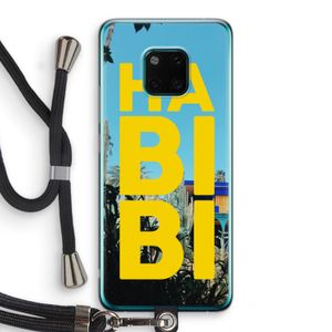 Habibi Majorelle : Huawei Mate 20 Pro Transparant Hoesje met koord