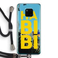 Habibi Majorelle : Huawei Mate 20 Pro Transparant Hoesje met koord