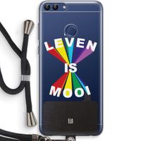 Het Leven Is Mooi: Huawei P Smart (2018) Transparant Hoesje met koord