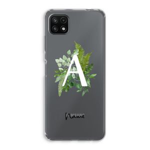 Green Brush: Samsung Galaxy A22 5G Transparant Hoesje