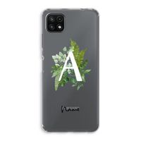 Green Brush: Samsung Galaxy A22 5G Transparant Hoesje