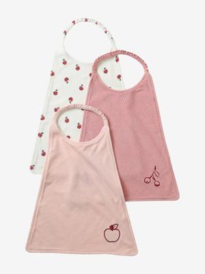 Set van 3 grote slabbetjes veel roze