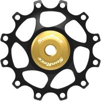 SunRace derailleurwiel 12t alloy goud