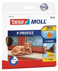 tesa P-PROFILE 05390-00100-00 Afdichtingstape tesamoll Wit (l x b) 6 m x 9 mm 1 stuk(s)