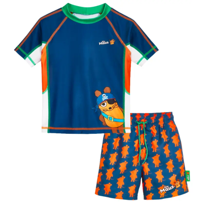 Playshoes zwemset koord Muis Piraat-122-128