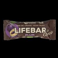 Lifefood Lifebar Inchoco pruimen bio raw 40 Gram