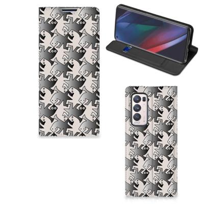OPPO Find X3 Neo | Hoesje maken | Salamander Grey
