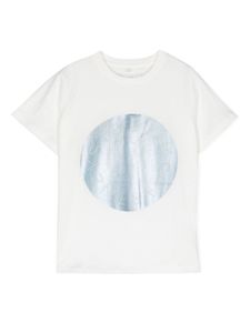 Stella McCartney Kids t-shirt Circular Logo Disc en coton - Blanc