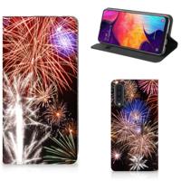 Samsung Galaxy A50 Hippe | Standcase | Vuurwerk