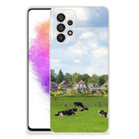 Samsung Galaxy A73 5G TPU Hoesje Koeien - thumbnail