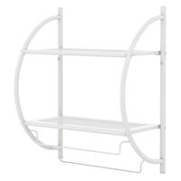 Handdoekhouder Badkamer Wand Handdoekhouder Badrek 45 x 25,5 x 55 cm Metaal Wit Handdoekhouder Badkamer Wand Handdoekhouder Badrek 45 x 25,5 x 55 cm Metaal Wit