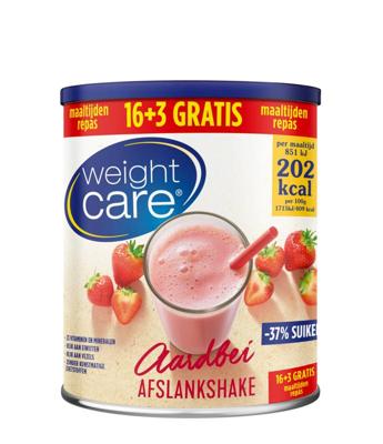 Weight Care Afslankshake aardbei 16+3