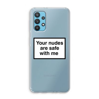 Safe with me: Samsung Galaxy A32 4G Transparant Hoesje