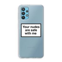 Safe with me: Samsung Galaxy A32 4G Transparant Hoesje