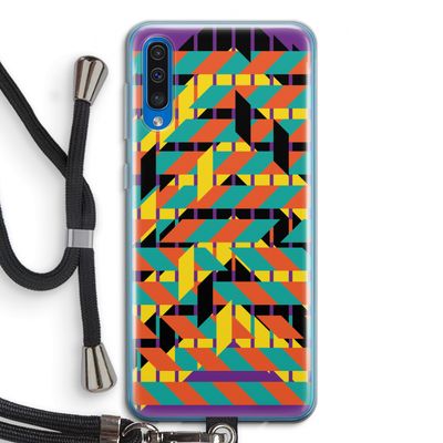 Skew Bee 2: Samsung Galaxy A50 Transparant Hoesje met koord