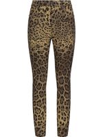 Dolce & Gabbana jean skinny à imprimé léopard - Tons neutres