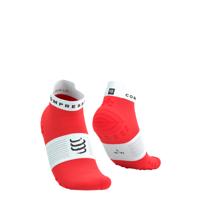 Compressport Pro racing v4.0 low hardloopsokken rood T4