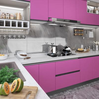 Meubelfolie zelfklevend 500x90 cm PVC hoogglans paars