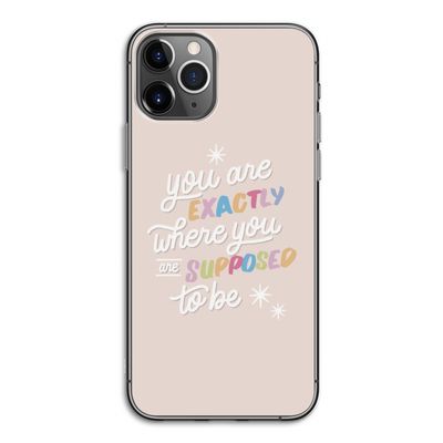 Right Place: iPhone 11 Pro Transparant Hoesje